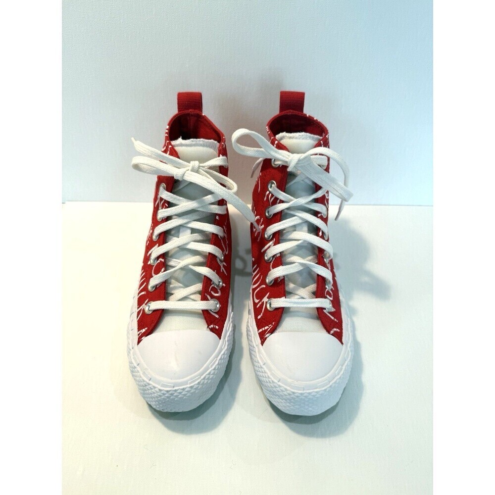 Converse UNT1TL3D High Not A Chuck Boys Size 4.5Y Red Athletic Shoes Sneakers